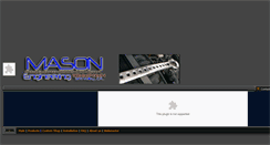 Desktop Screenshot of masonengineering.net